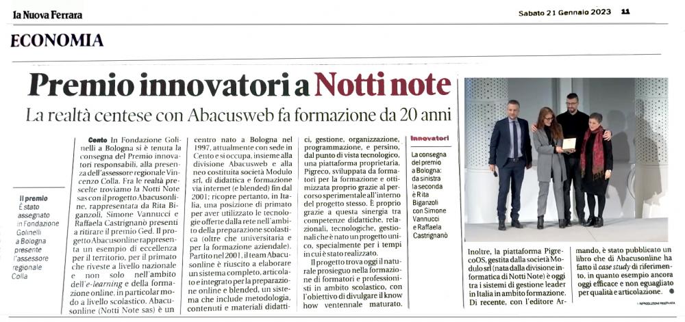 21-01-2023 La Nuova Ferrara